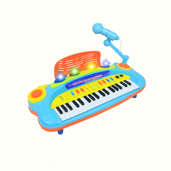 Piano Infantil Eléctrico con Micrófono y función Mp3