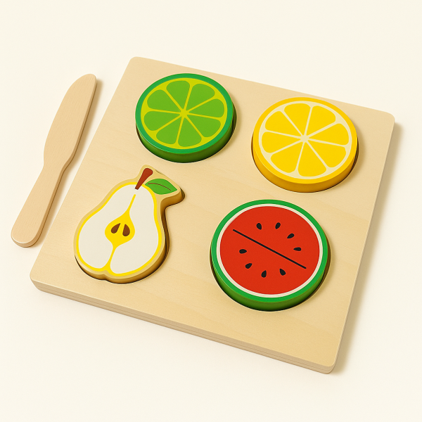 Tabla con Alimentos para encajar